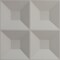 Ekena Millwork 19 5/8in. W x 19 5/8in. H Foster EnduraWall Decorative 3D Wall Panel Covers 2.67 Sq. Ft. WP20X20FOISG - alternate 5
